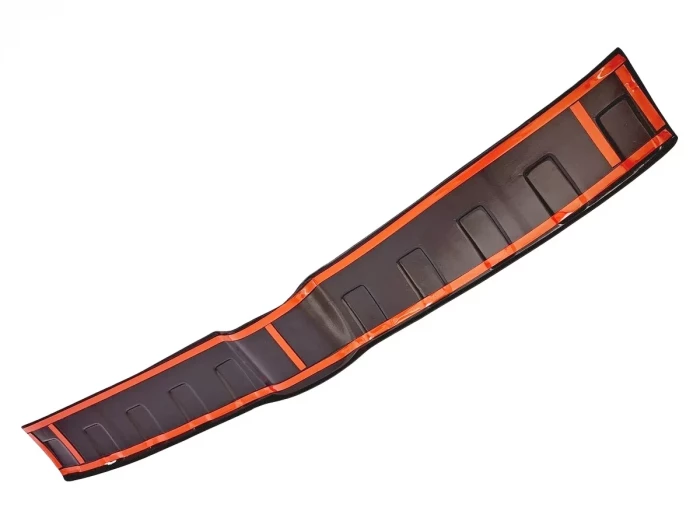 Накладка на задній бампер Dacia Sandero II (B52; 13-20) - Nitto (ABS, чорна) 3