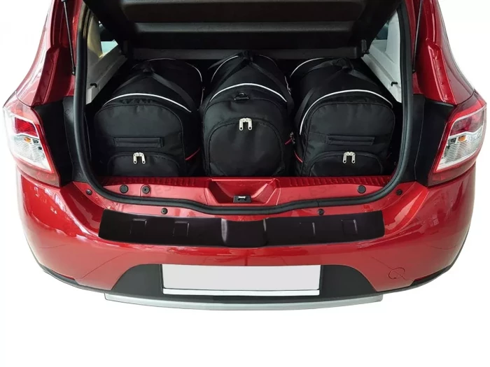 Накладка на задній бампер Dacia Sandero II (B52; 13-20) - Nitto (ABS, чорна) 4