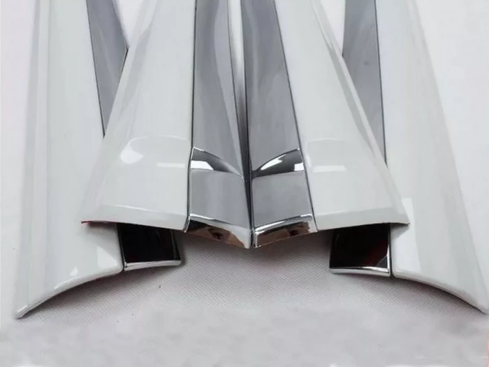 Молдинг дверей Toyota LC J150 Prado IV (09-17) - белый 2