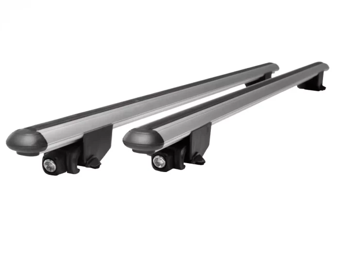 Багажник на интегрированные рейлинги - Kanka V30 серебряный (130 см) 2