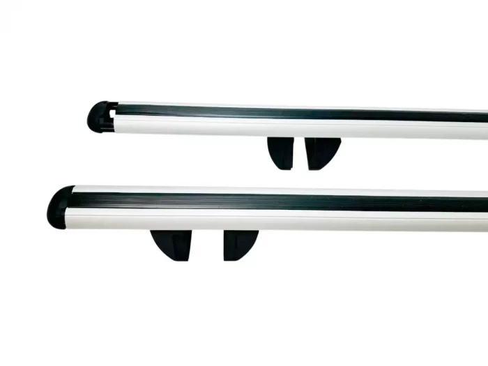 Багажник на звичайні рейлінги - Pence V40 срібний (128 см) 3