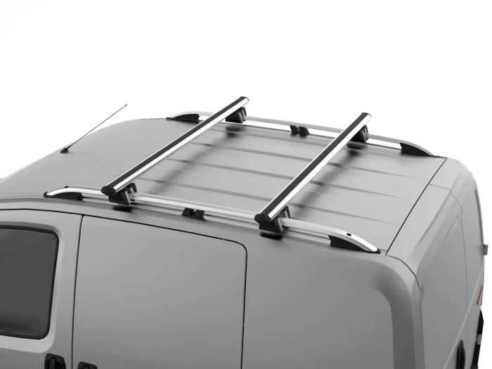 Багажник на звичайні рейлінги - Pence V40 срібний (128 см) 8