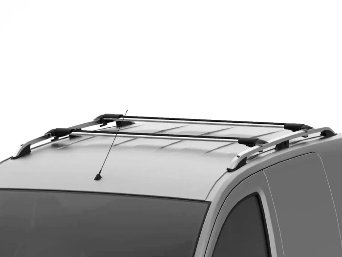 Багажник на звичайні рейлінги - Klasik V40 срібний (137 см) 6