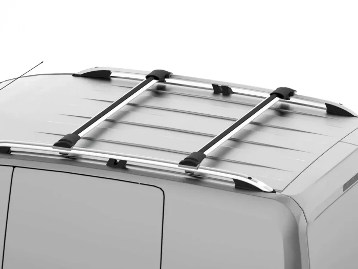 Багажник на звичайні рейлінги - Klasik V40 срібний (137 см) 8