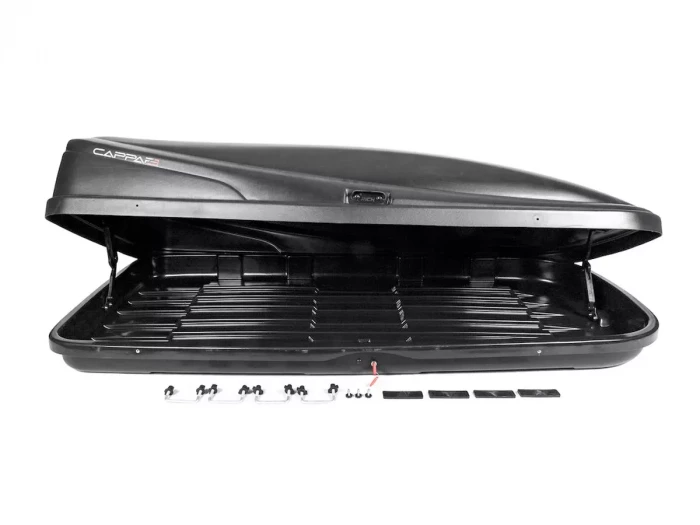 Автобокс на дах правосторонній - Cappafe 550 л чорний 2