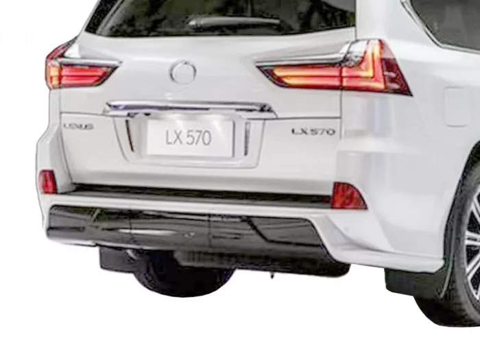Задній дифузор Lexus LX 570 (16-22) - TRD стиль (білий) 3