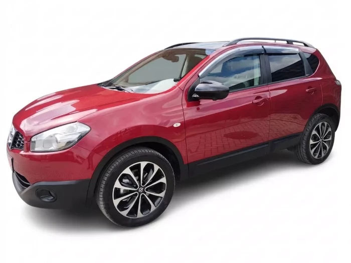 Дефлектори вікон Nissan Qashqai I (J10; 07-13) - Sunplex (з хром молдингом) 3