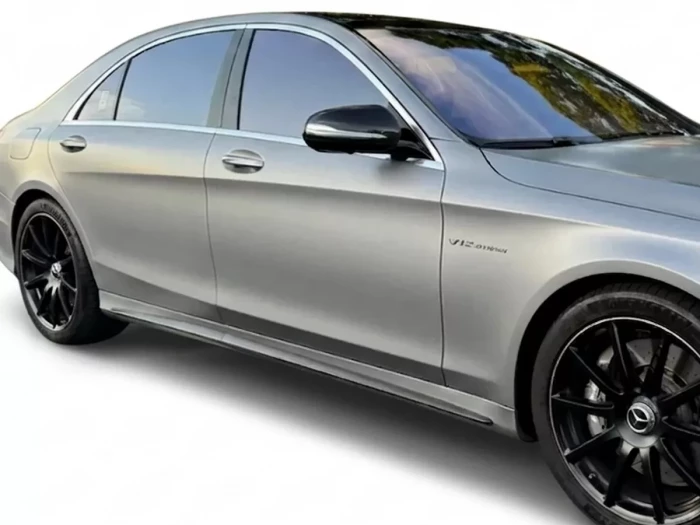Пороги боковые Mercedes S W222 (14-20) Long - Sport стиль 5