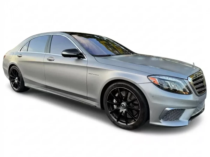 Пороги боковые Mercedes S W222 (14-20) Long - Sport стиль 6