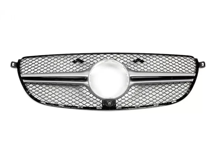 Решітка Mercedes GLE63 C292 (15-19) - AMG Silver стиль 2