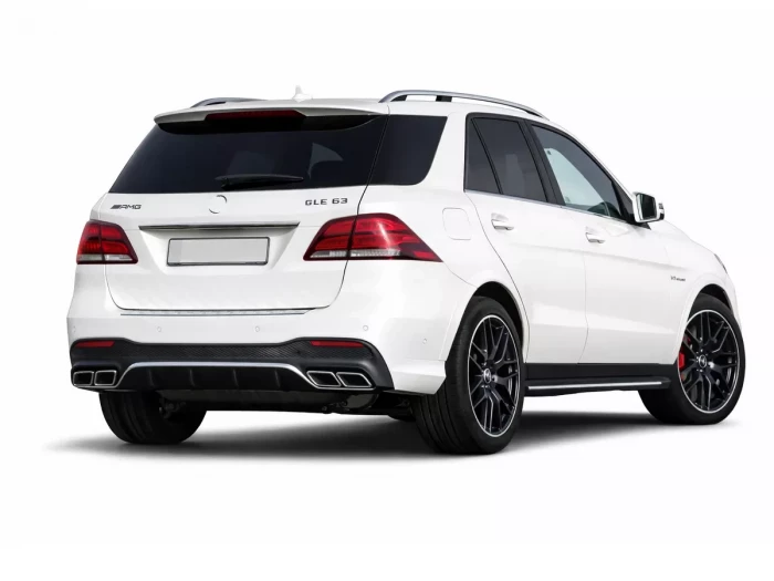 Дифузор задній Mercedes-AMG GLE W166 (15-19) - GLE63 стиль (хром насадки) 6