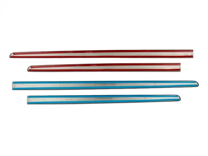 Хром молдинг дверний VW Caddy III (15-20) короткий - Omsa 4