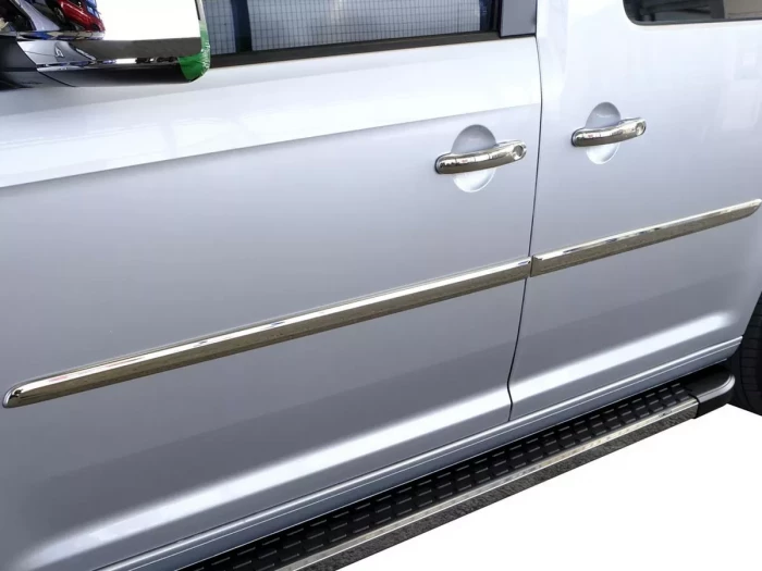 Хром молдинг дверний VW Caddy III (15-20) короткий - Omsa 7