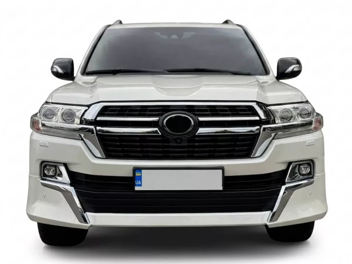 Вії на фари Toyota LC200 (16-21) - хром 3