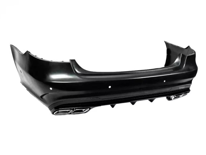 Бампер задний Mercedes E W212 (13-16) Sedan - E63 AMG стиль 2