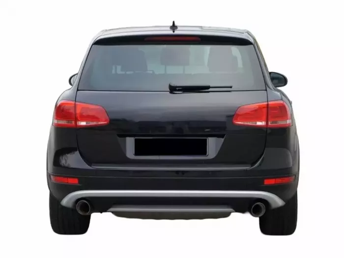 Накладка заднього бампера VW Touareg II (7P; 10-14) - під фарбування 4