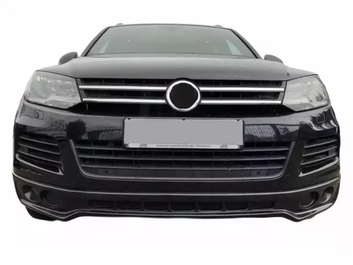 Накладка переднього бампера VW Touareg II (7P; 10-14) - R-Line стиль 5
