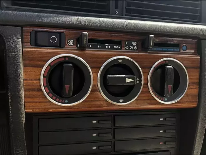 Кільця на ручки пічки Mercedes W201 (190) (82-93) - під дерево консоль 5