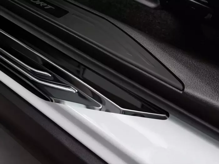 Накладки на пороги VW Tiguan III (24-) - Avisa (чорні) 5
