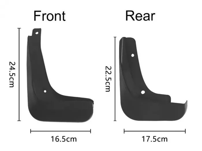 Брызговики VW Polo Mk5 (6R; 09-17) Hatchback - Benke 4