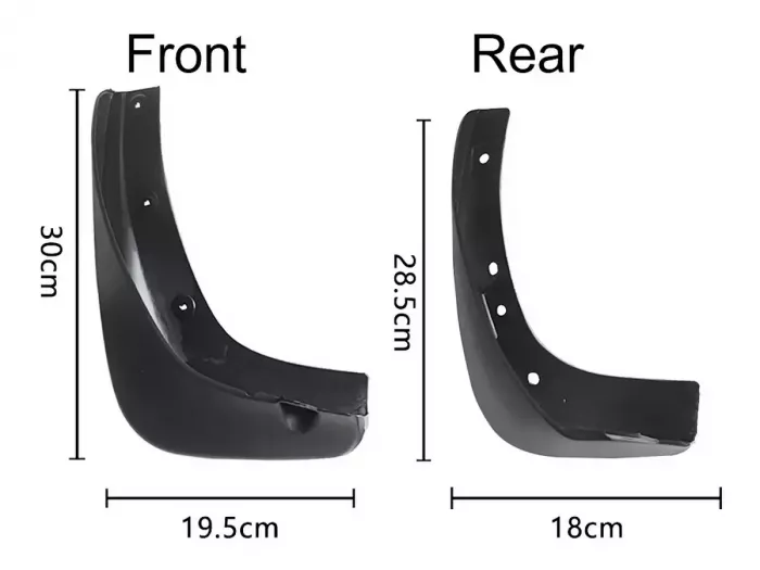 Брызговики Nissan Note I (E11; 04-13) - Benke 4