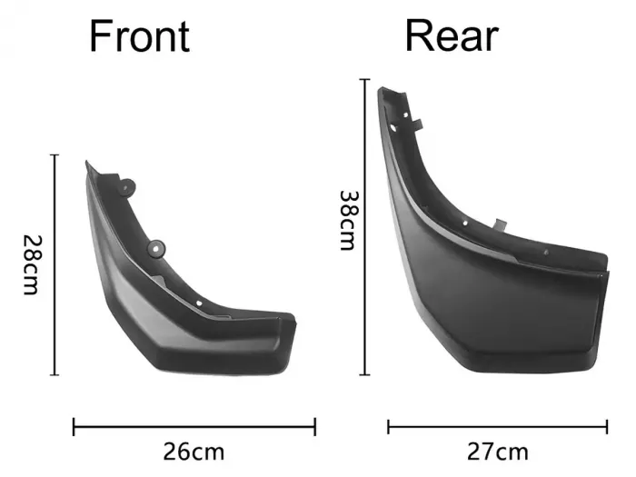 Брызговики Range Rover Evoque Prestige (L358; 11-18) - Benke 4