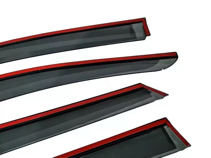 Дефлектори вікон Toyota bZ4X (EA10; 22-) - Niken (з хром молдингом) 4