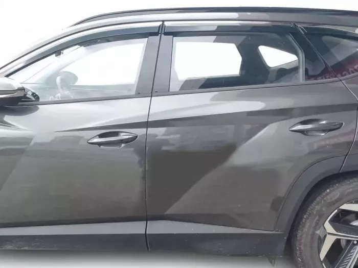 Дефлекторы окон Hyundai Tucson IV (NX4; 21-) LWB Long - Hawk (с хром молдингом, 6 шт) 2