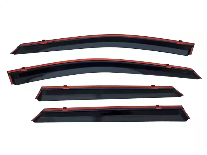 Дефлектори вікон Hyundai Tucson IV (NX4; 21-) SWB Short - Niken (з хром молдингом) 3