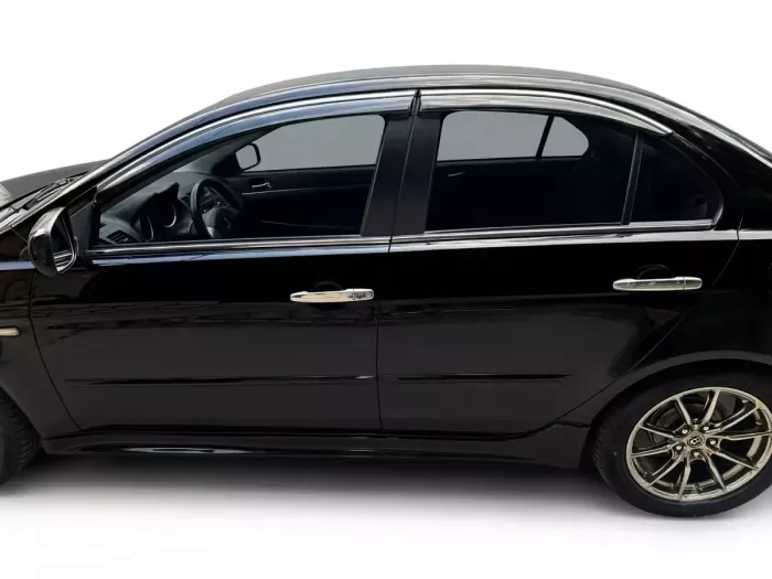 Дефлекторы окон Mitsubishi Lancer X (07-15) - Niken (с хром молдингом) 3
