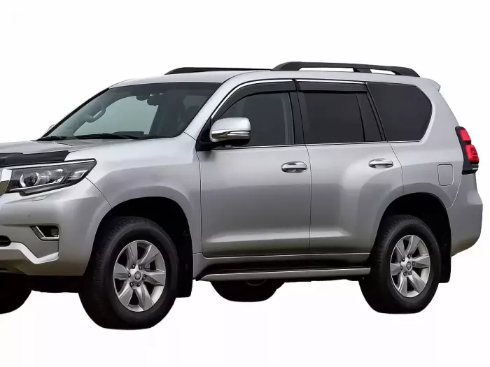 Дефлекторы окон Toyota LC J150 Prado IV (09-22) - Niken (с хром молдингом, 4 шт) 4