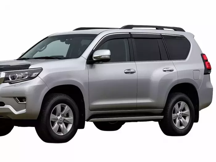 Дефлектори вікон Toyota LC J150 Prado IV (09-22) - Niken (з хром молдингом, 6 шт) 4