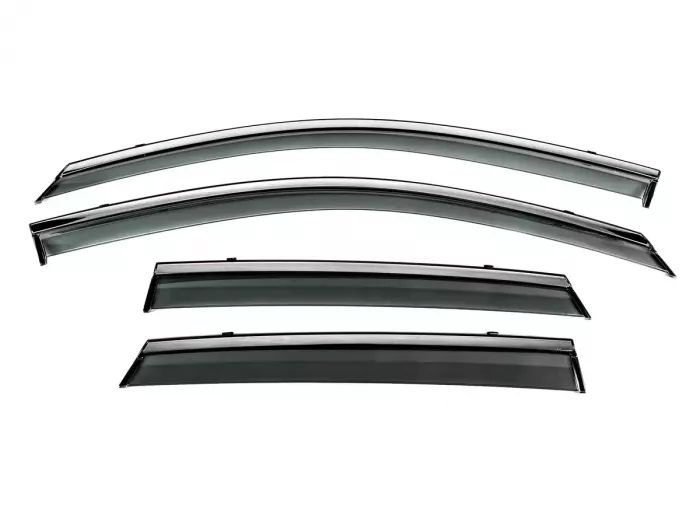 Дефлектори вікон Audi A3 IV (8Y; 20-) Sportback - Niken (з хром молдингом) 2
