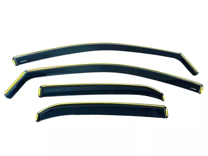 Дефлекторы окон Toyota Corolla X (E14/E15; 07-13) - Hawk (вставные) 2