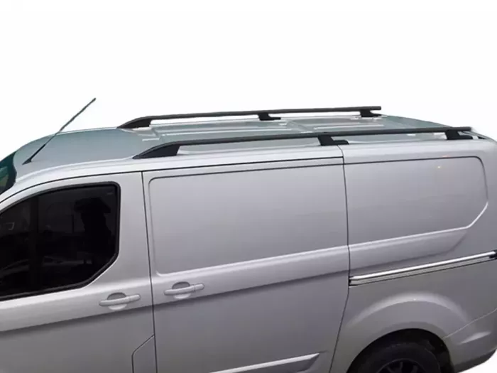 Рейлинги Ford Custom I (13-23) L2 длинная база - Sport чёрные 4