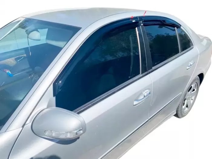 Дефлектори вікон Mercedes E W211 (02-09) Sedan - Defl Sport (накладні) 6