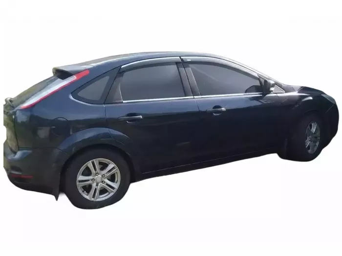Дефлектори вікон Ford Focus II (04-10) Sd/Htb - Niken (з хром молдингом) 2