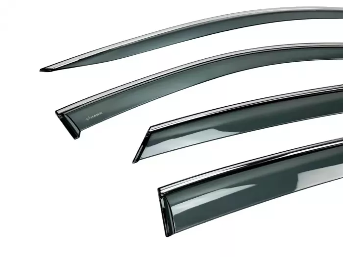 Дефлекторы окон Honda Accord XI (22-) EU/Asia - Hawk (с хром молдингом) 3