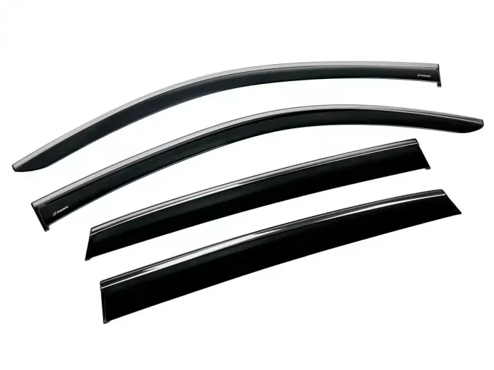 Дефлектори вікон Honda HR-V/XR-V/Vezel (22-) EU/Asia - Hawk (з хром молдингом) 2