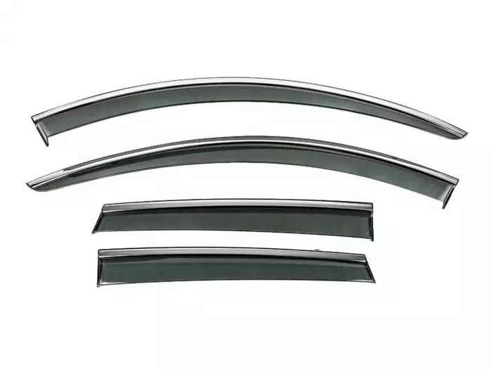 Дефлектори вікон Mazda CX-5 I (KE; 12-17) - Niken (з хромом молдингом) 3