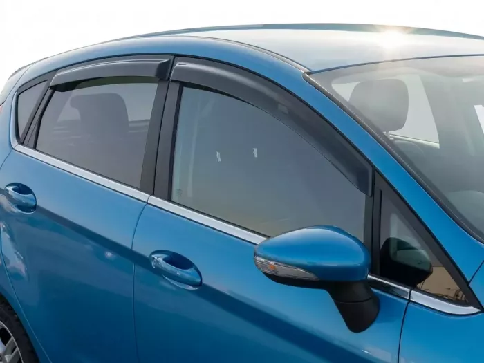 Дефлектори вікон Ford Fiesta Mk7 (08-17) 5D Htb - Defl (накладні) 4