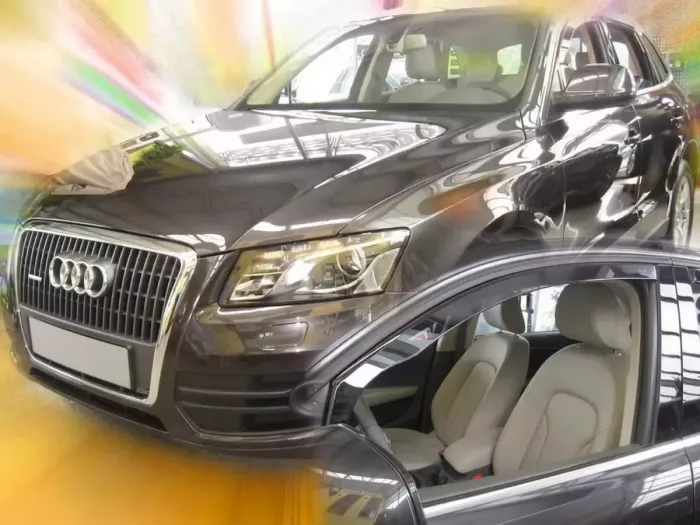 Дефлектори вікон Audi Q5 I (8R; 08-16) - Heko (вставні вітровики) 3