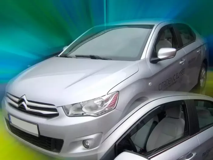 Дефлекторы окон Citroen C-Elysee (12-22) - Heko (вставные) 3