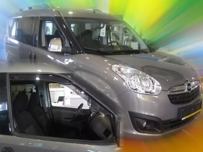 Дефлекторы окон Opel Combo D (11-17) - Heko (вставные) 4