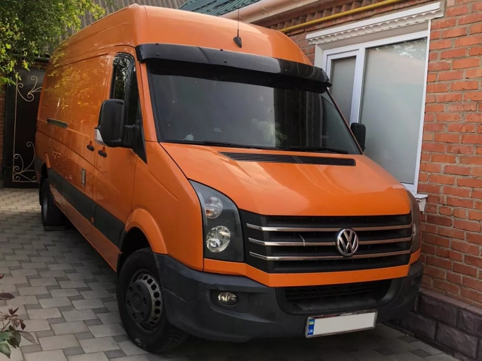 Козирок лобового скла VW Crafter I (06-16) - чорний 5