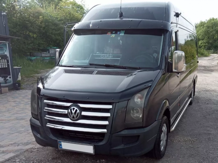 Козирок лобового скла VW Crafter I (06-16) - чорний 7