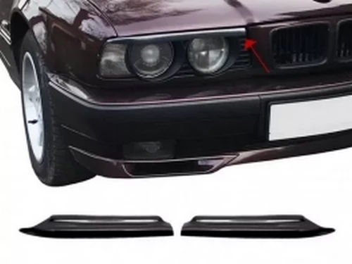 Вії на фари BMW 5 E34 (88-95) - прямі