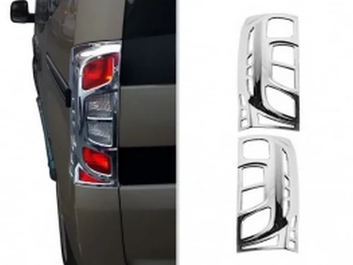 Хром накладки на задні ліхтарі Fiat Fiorino (08-) 1
