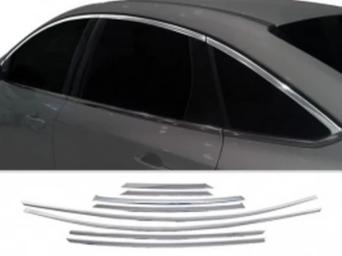 Хром верхние молдинги окон Ford Focus III (C346; 11-18) Седан 1