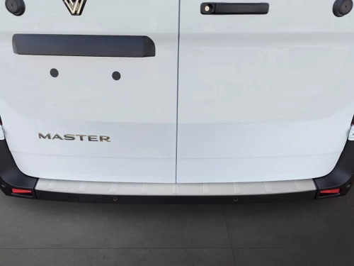Накладка на задній бампер Renault Master IV (XDD; 24-) - Avisa (срібна) 5